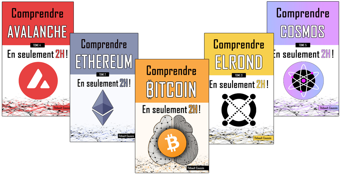 collection de livres cryptos